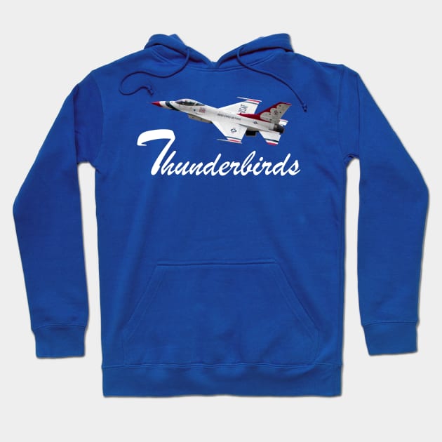 USAF Thunderbird Hoodie by SteveHClark